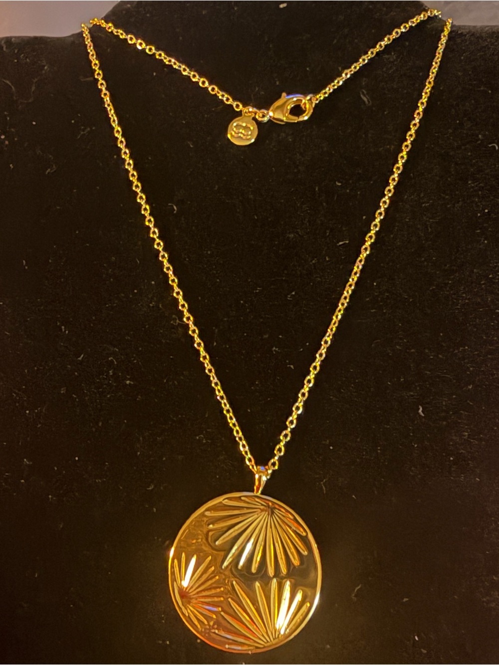 Gorjana Azul Palm Burst Pendant Necklace